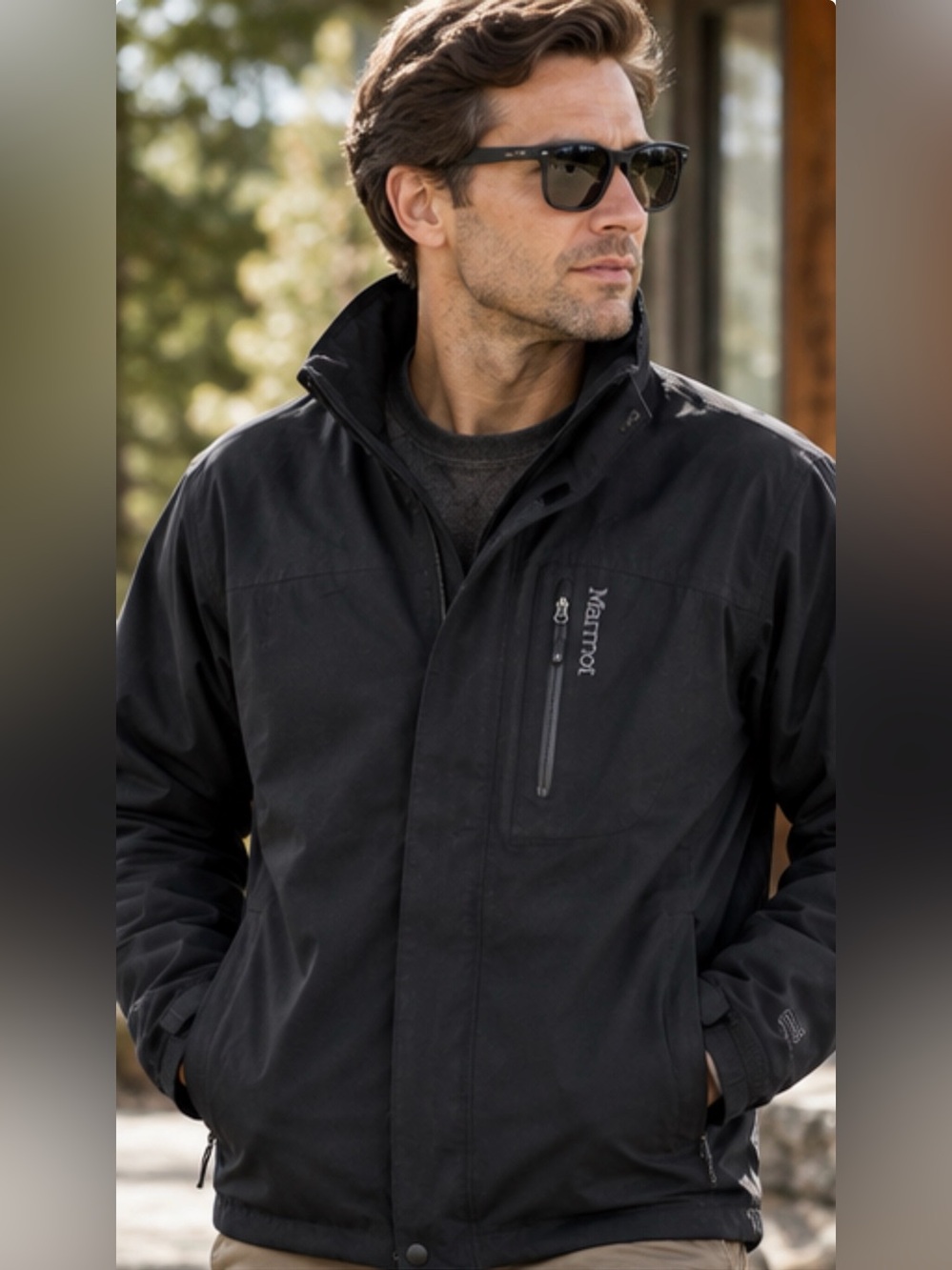 Marmot Men’s GORE-TEX Performance Shell Jacket Black Waterproof Outdoor L